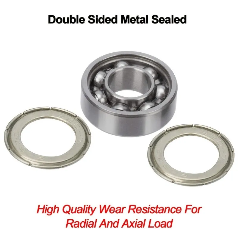 10pcs Baby Carriage Skateboard Ball Bearings 608ZZ SteelBiMetal