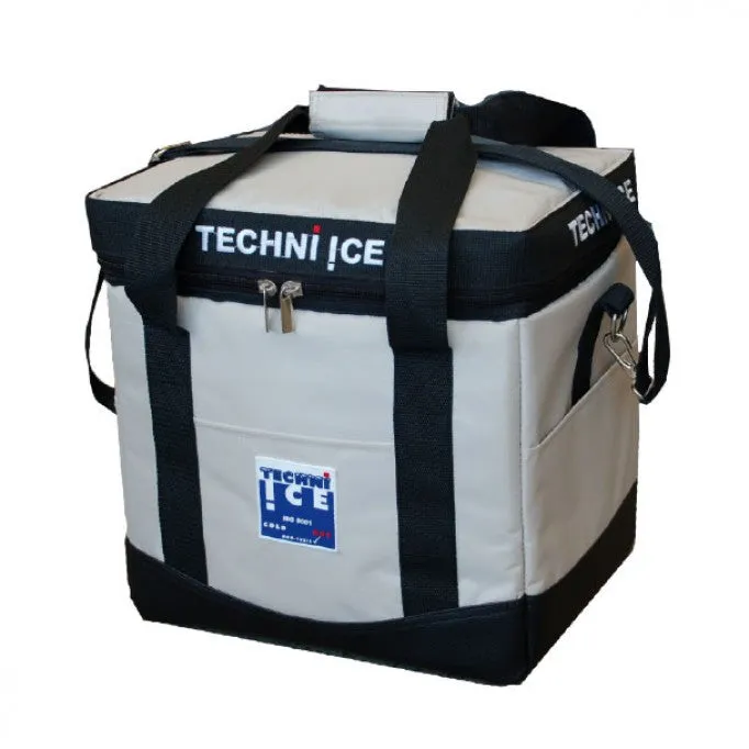 13L   34L Techni Ice High Performance Cooler Bag Combo - Grey