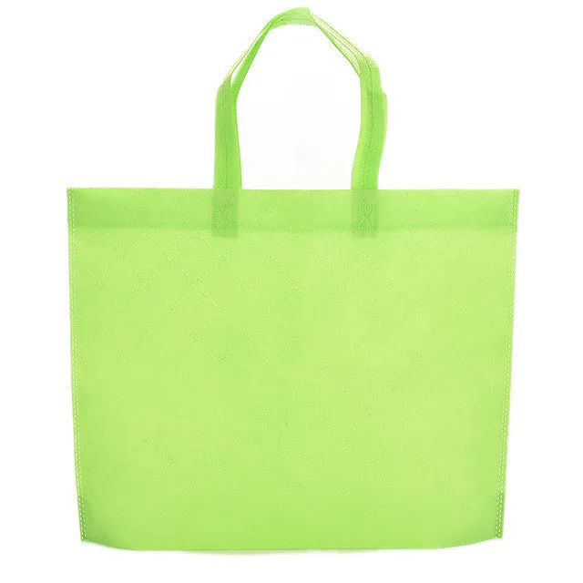 1PCS Fashion Women Shopping Bag Grocery Eco-friendly Tote Reusable Portable Bags Candy Color Waterproof Strong Folding Handbag