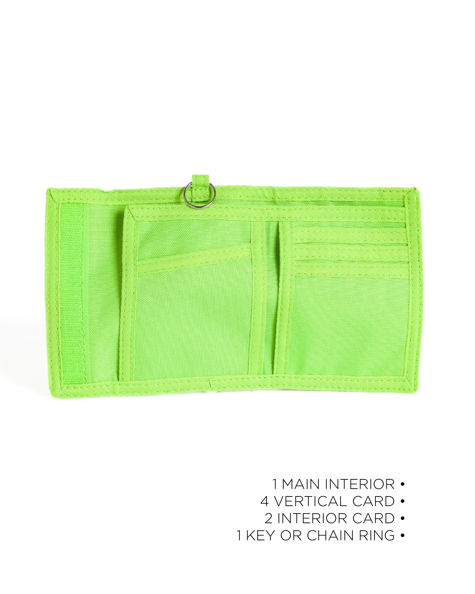 80's Wallet | Bi-Fold RFID | Neon Green