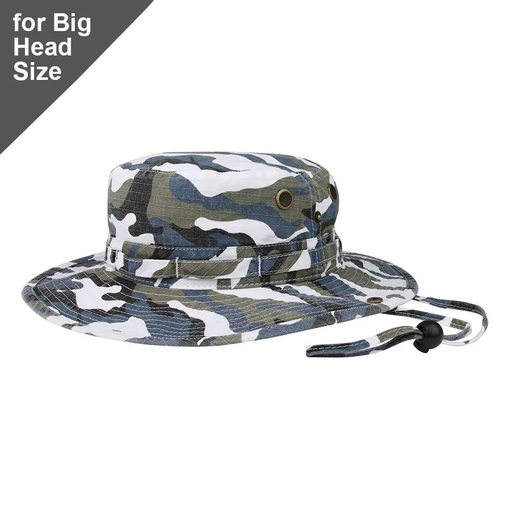 Big Head Camouflage Rip-Stop Hunting Hat