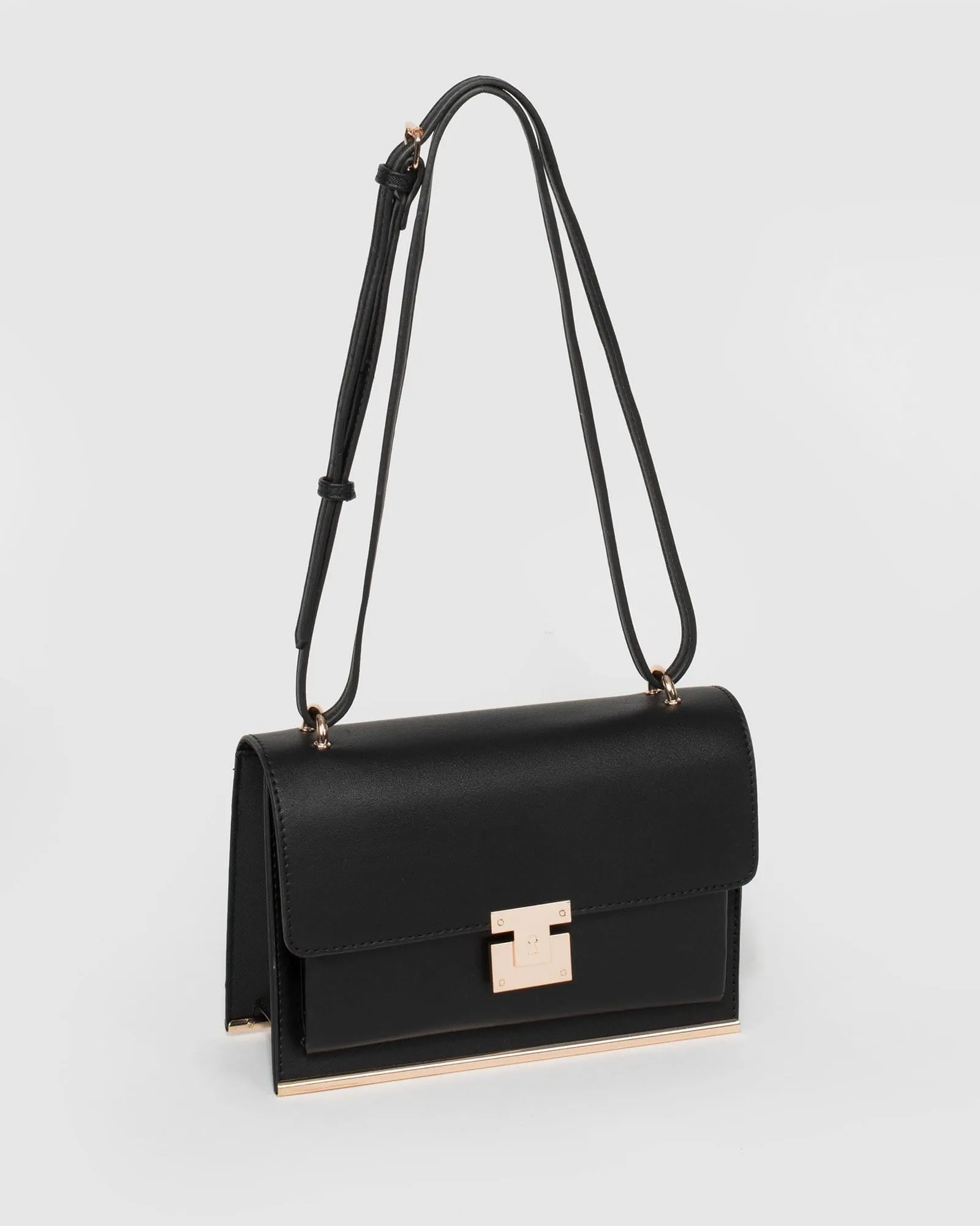 Black Lorraine Crossbody Bag