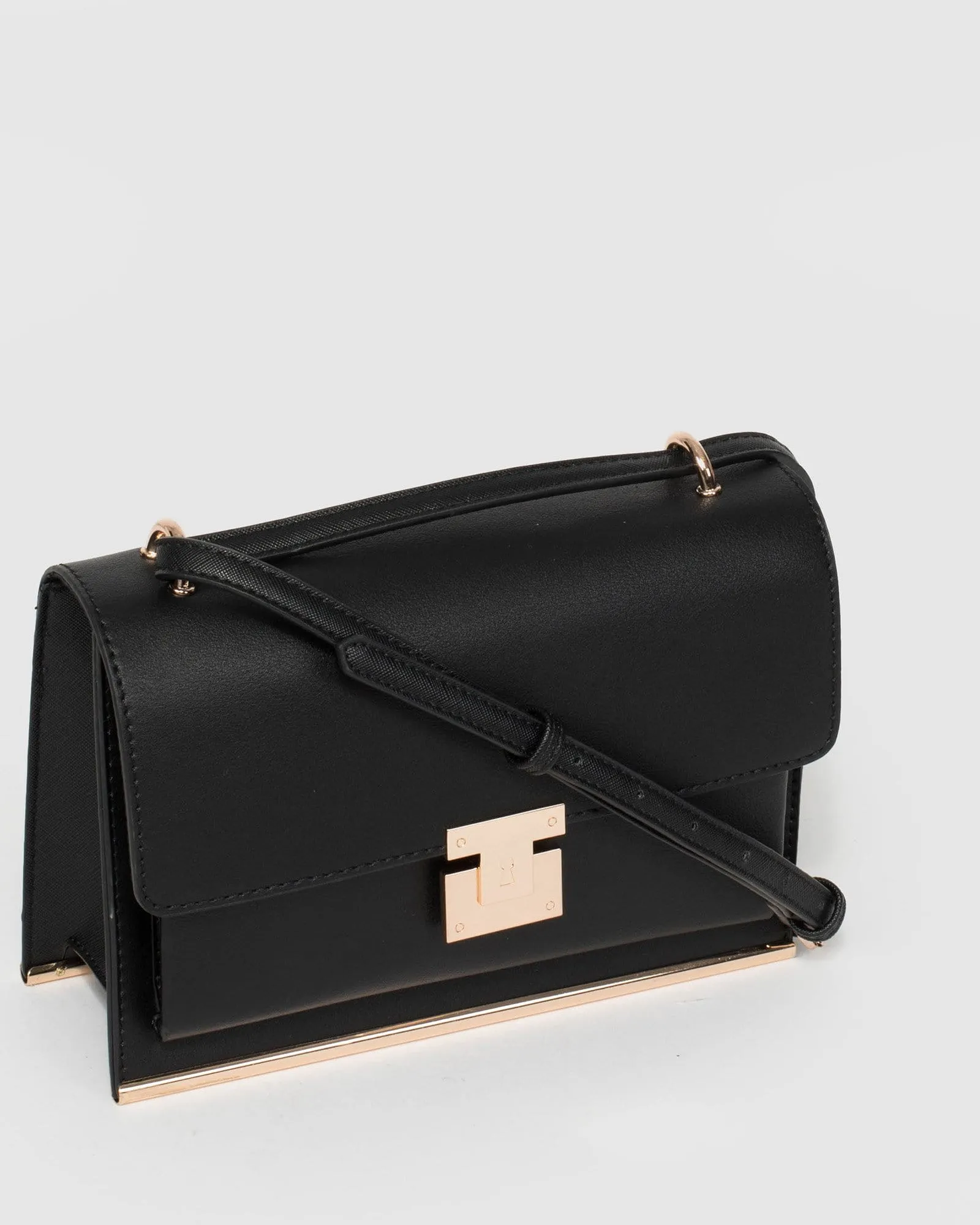 Black Lorraine Crossbody Bag