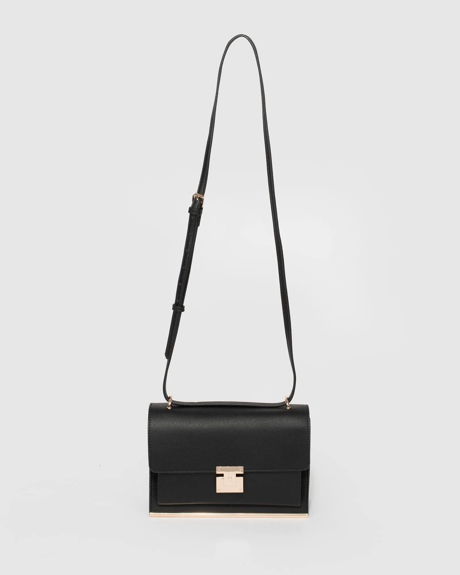 Black Lorraine Crossbody Bag