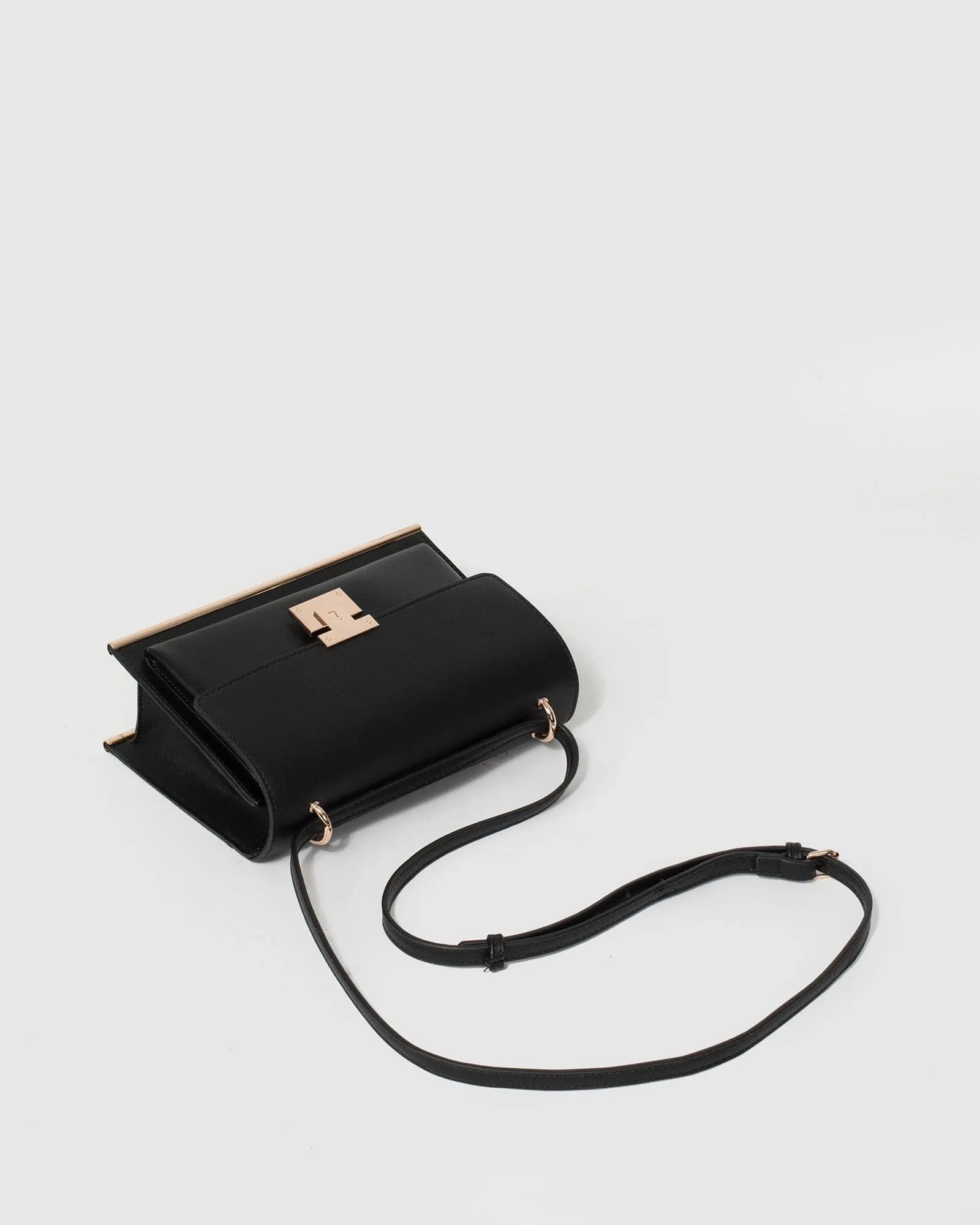 Black Lorraine Crossbody Bag