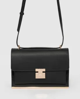 Black Lorraine Crossbody Bag