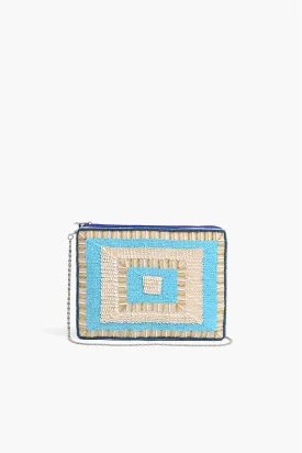 Blue Angel Embellished Clutch