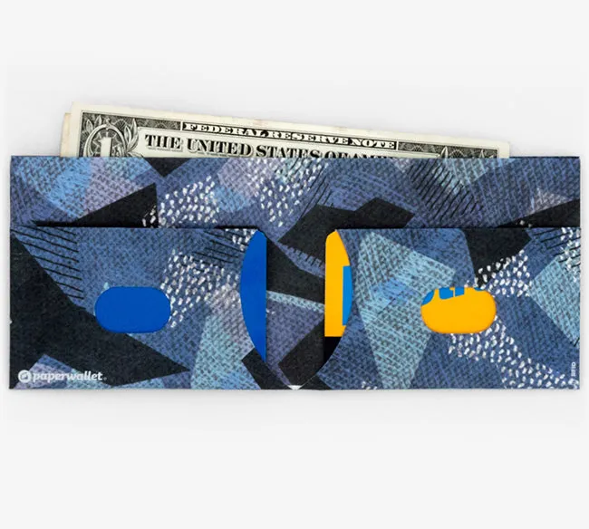 Blue Camo | RFID Wallet