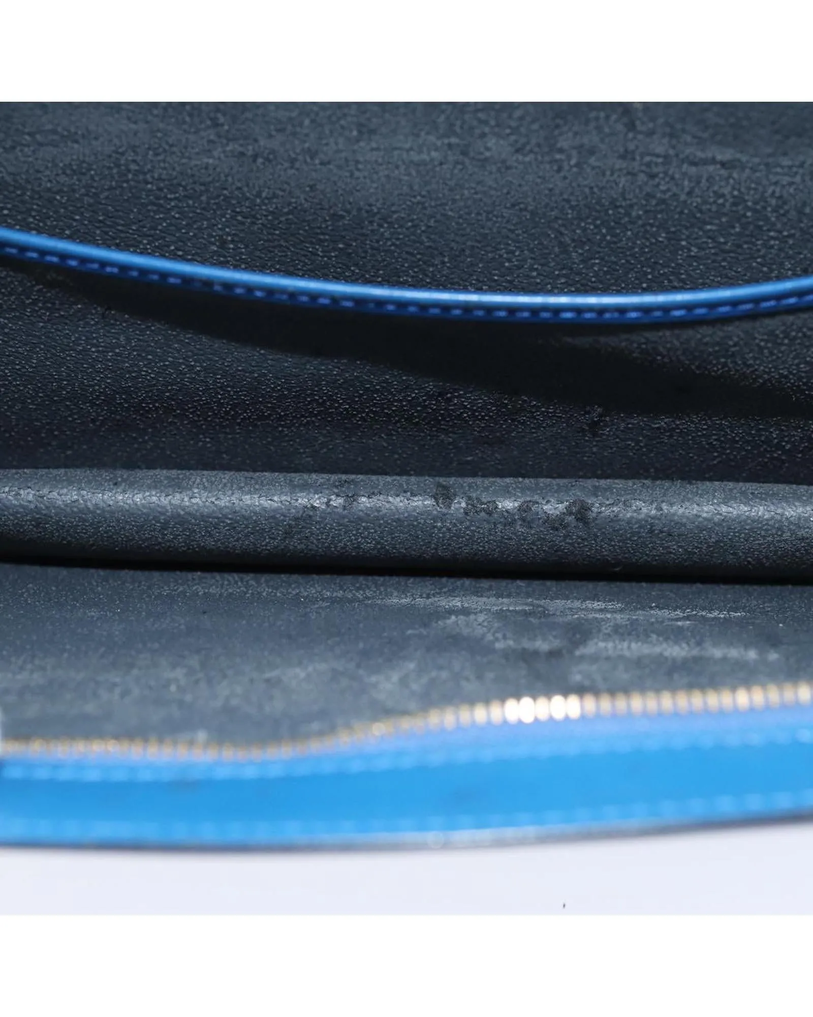 Blue Epi Leather Pouch with Accessory - Rank C