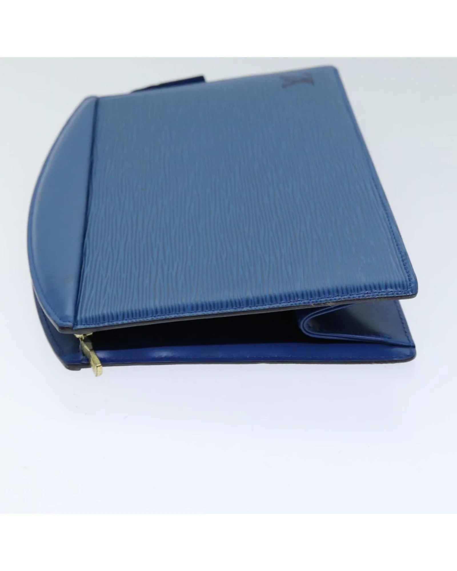 Blue Epi Leather Pouch with Accessory - Rank C