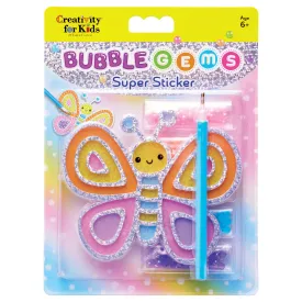 Bubble Gems Super Sticker Butterfly