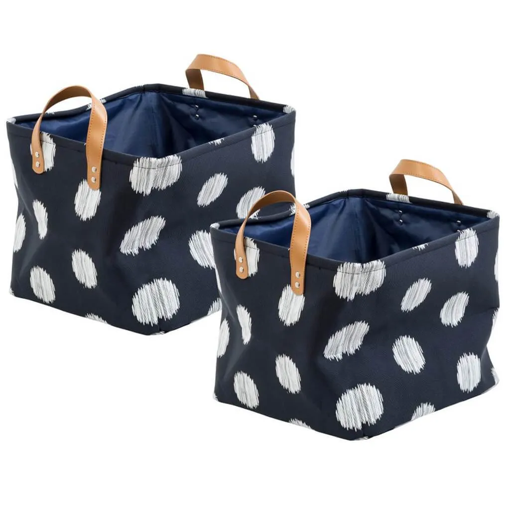 Canvas Scribble Totes Set of 2