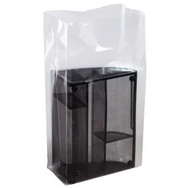 Clear Gusseted Poly Bags. 12 x 8 x 30 x 2 mil