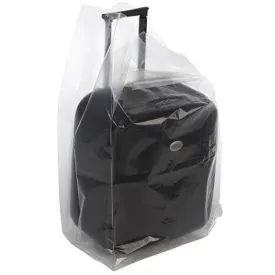 Clear Gusseted Poly Bags. 14 x 14 x 26 x 3 mil