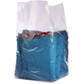 Clear Gusseted Poly Bags. 15 x 9 x 24 x 1.5 mil