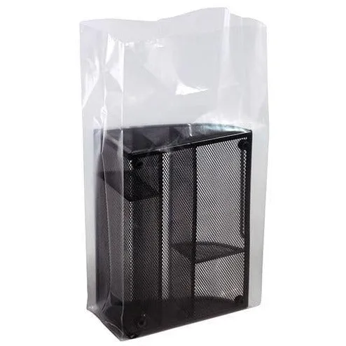 Clear Gusseted Poly Bags. 16 x 12 x 30 x 2 mil