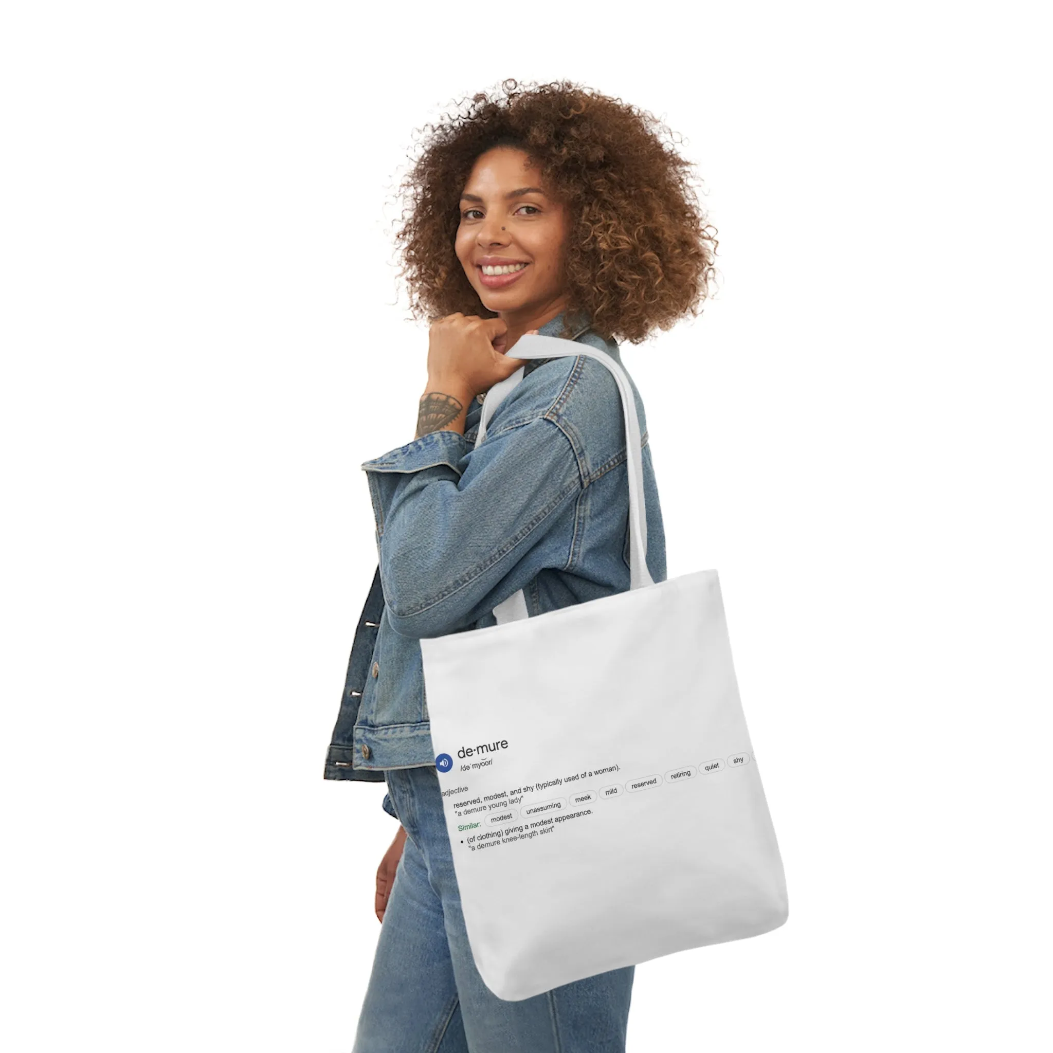 DEMURE Tote Bag