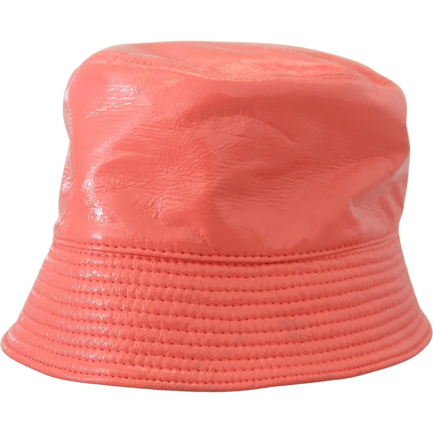 Dolce & Gabbana Elegant Peach Bucket Hat - Summer Chic Essential