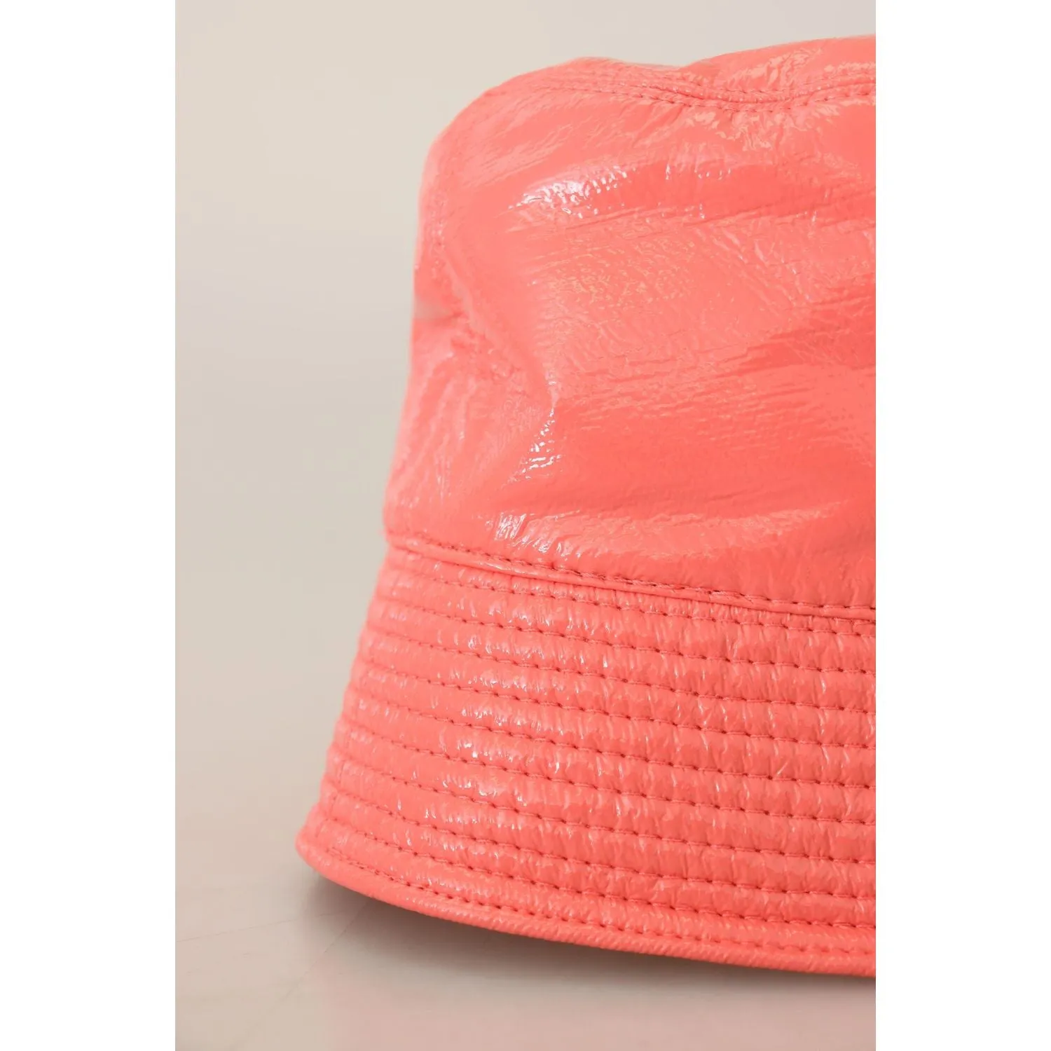 Dolce & Gabbana Elegant Peach Bucket Hat - Summer Chic Essential