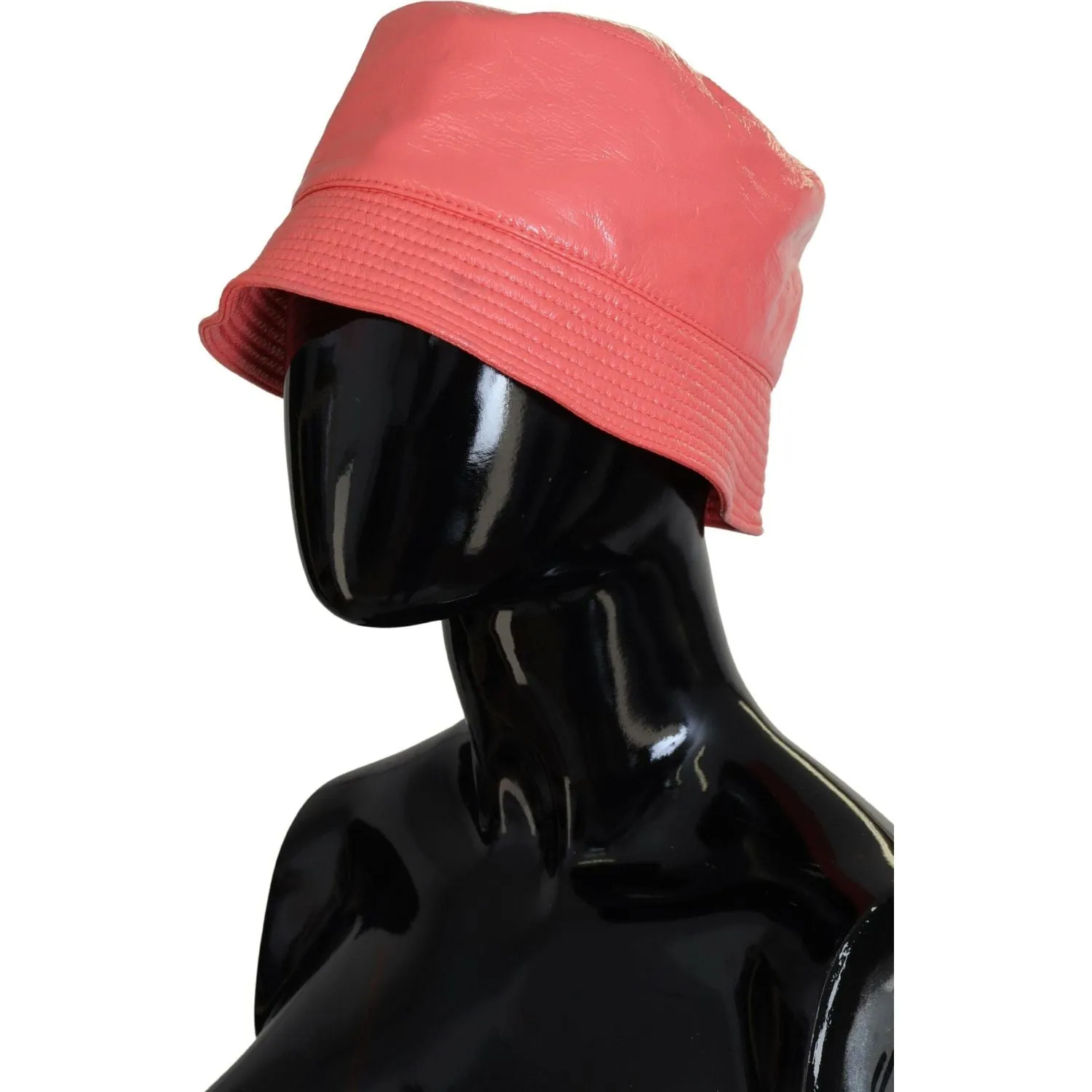 Dolce & Gabbana Elegant Peach Bucket Hat - Summer Chic Essential