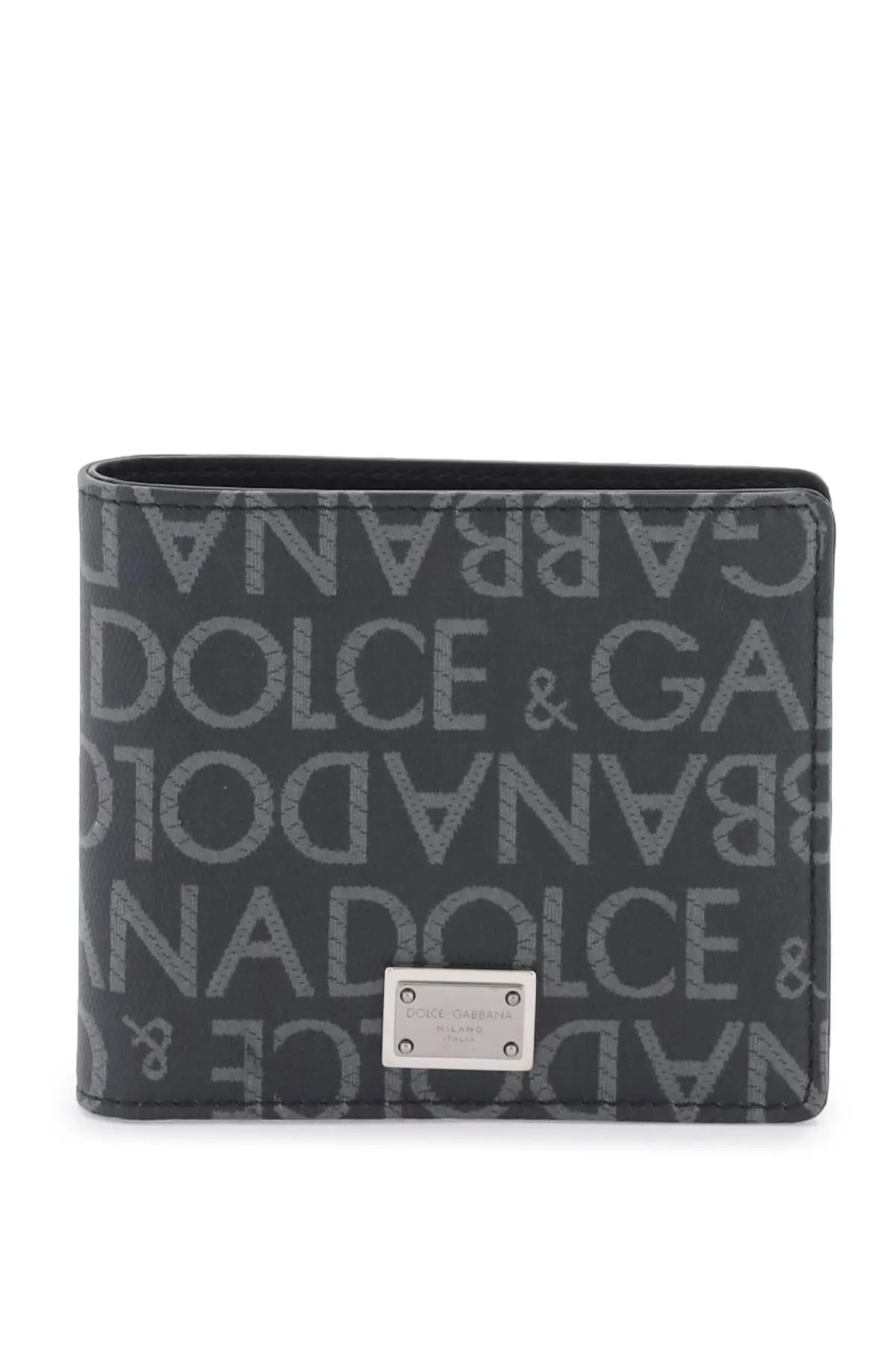 Dolce & gabbana jacquard logo wallet