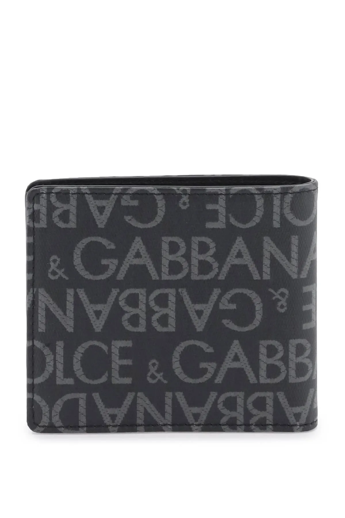 Dolce & gabbana jacquard logo wallet