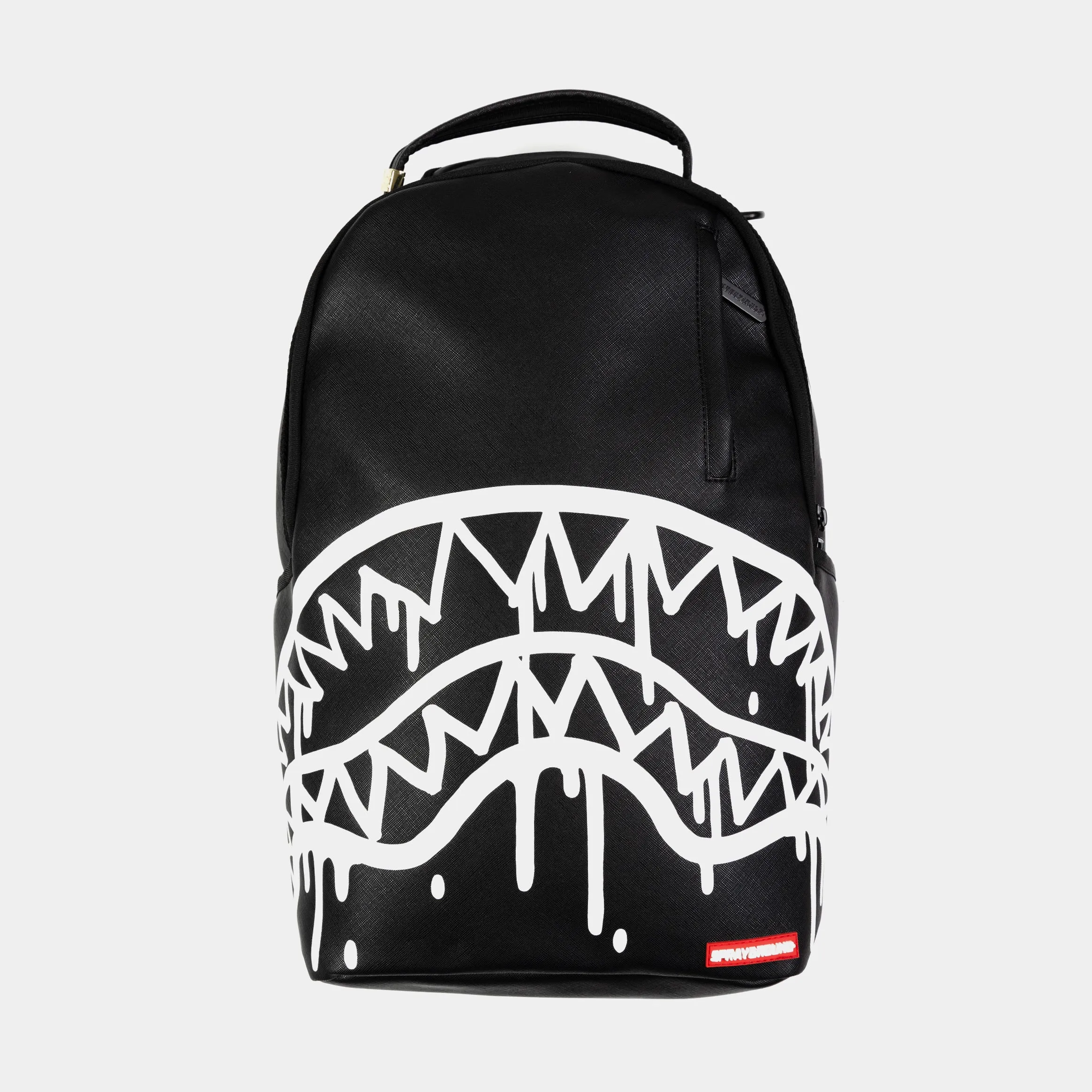 Drip Shark Central Mens Backpack (Black/White)