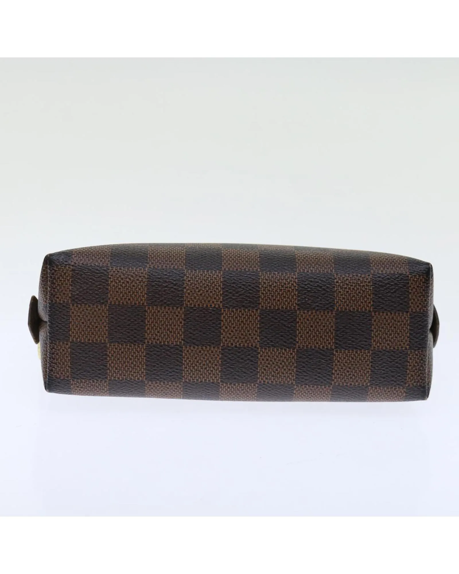 Durable Damier Ebene Canvas Pouch with Accessory Pocket