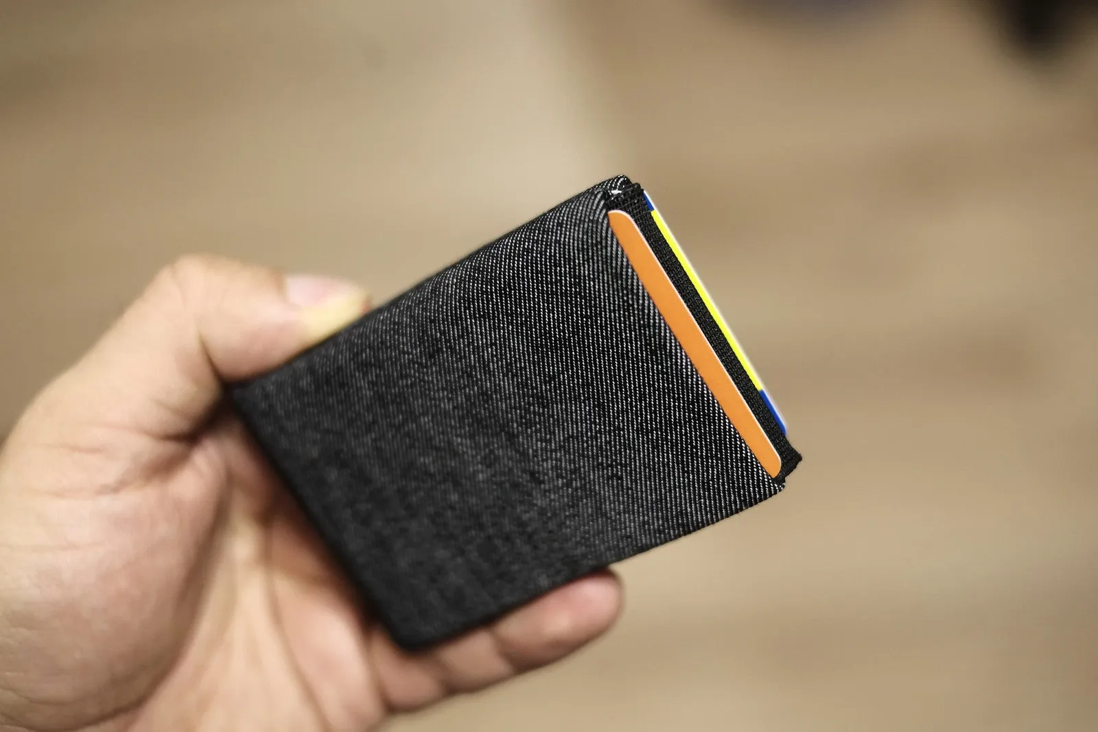 Effortlessly Cool: Discover Our Vegan Denim Mens Wallets - RFID blocking 4  1