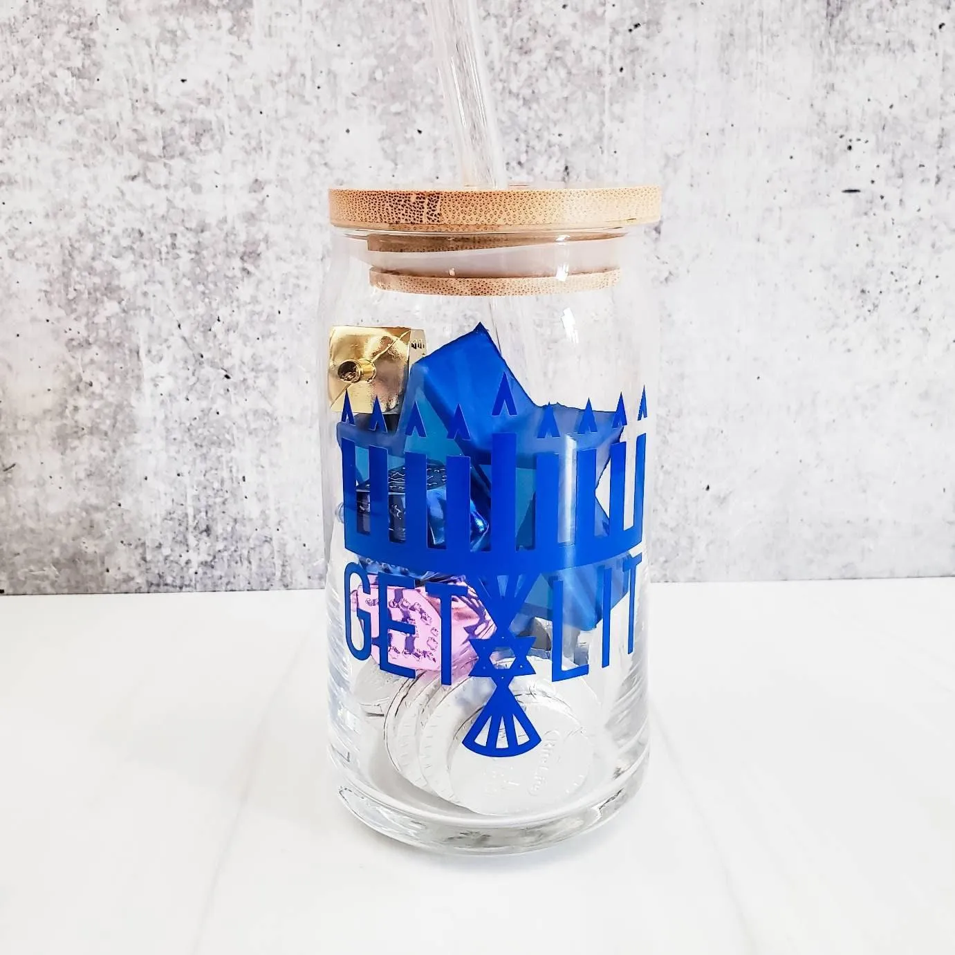 Get Lit Funny Hanukkah Self Care Gift Box by Salt and Sparkle