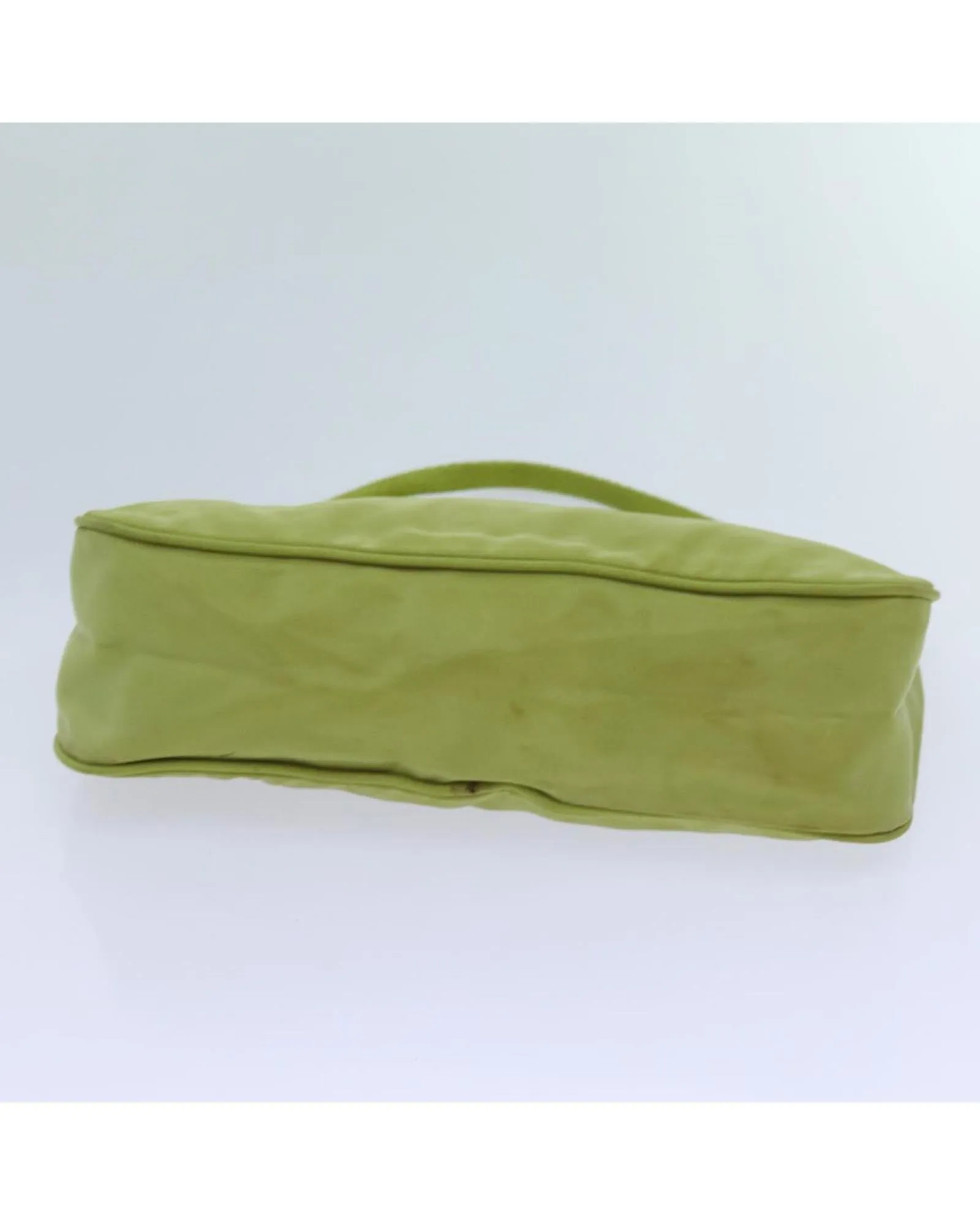 Green Nylon Accessory Pouch by Italian Designer