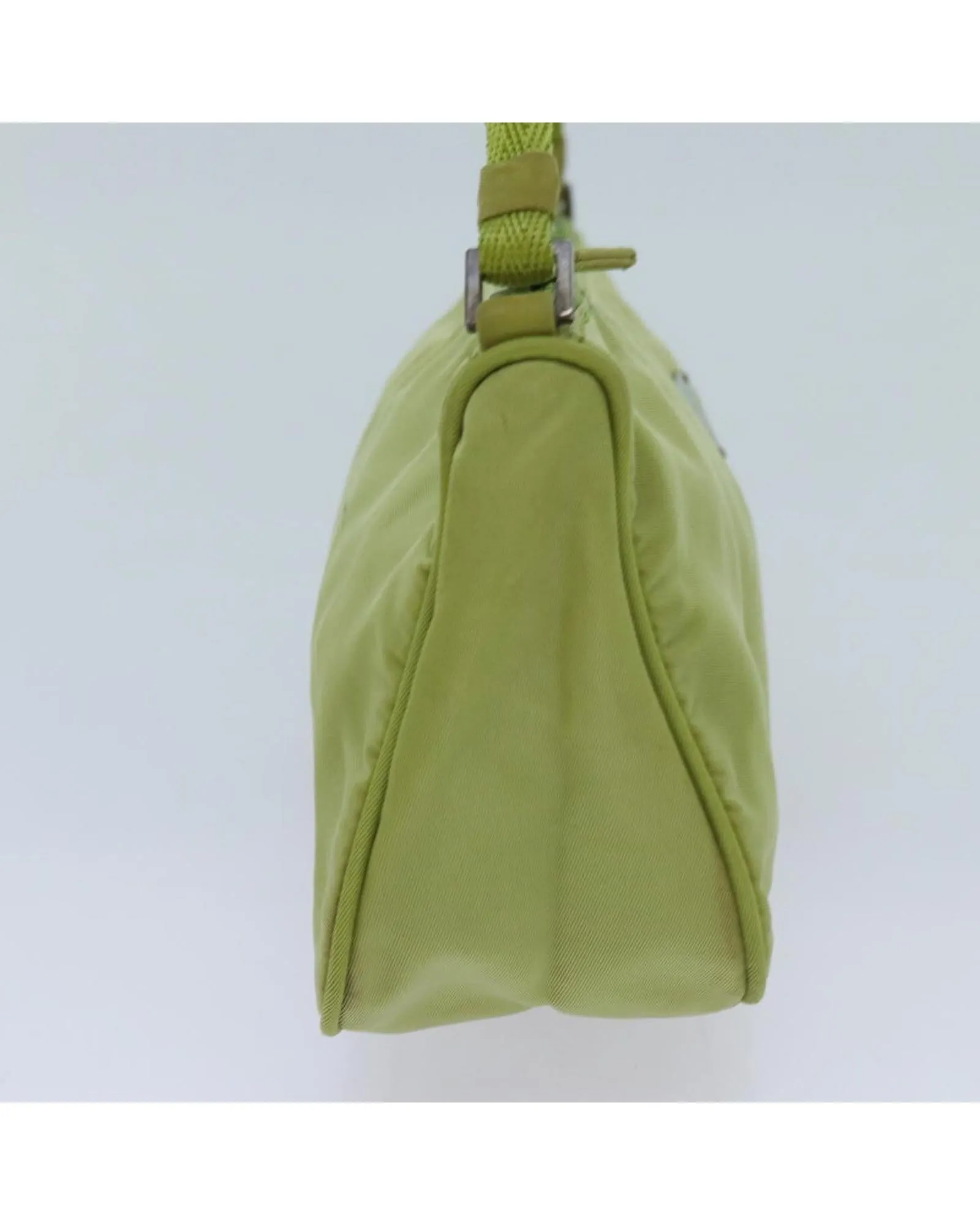 Green Nylon Accessory Pouch by Italian Designer