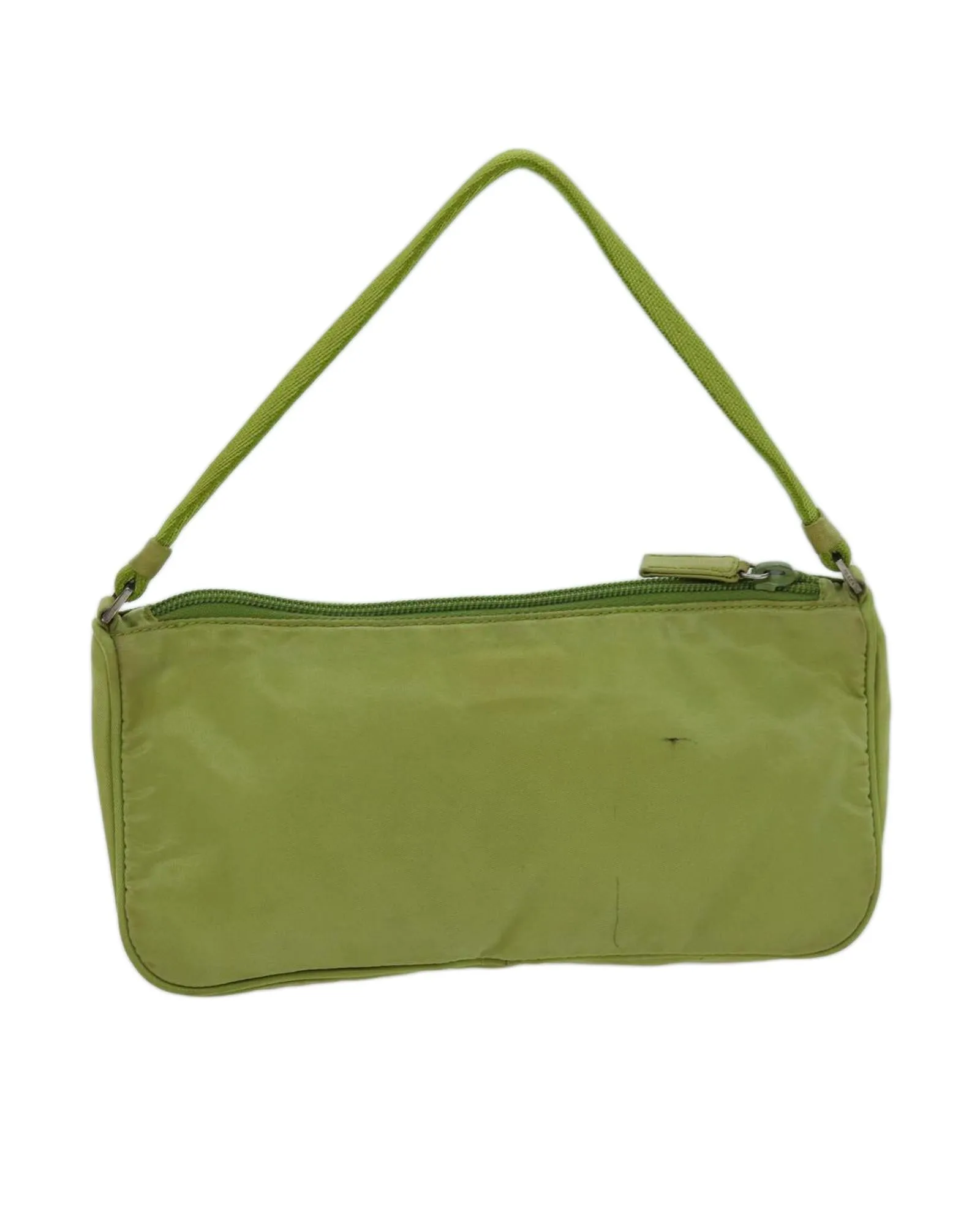 Green Nylon Accessory Pouch by Italian Designer