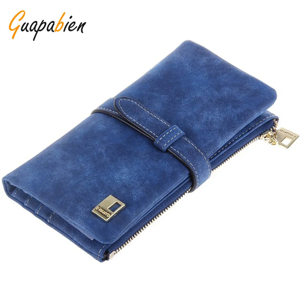 Guapabien Ladies Portfolio Women Mini Wallets Zipper Short Women Leather Wallet Fold Wristlet Purse Holder Female Handbag