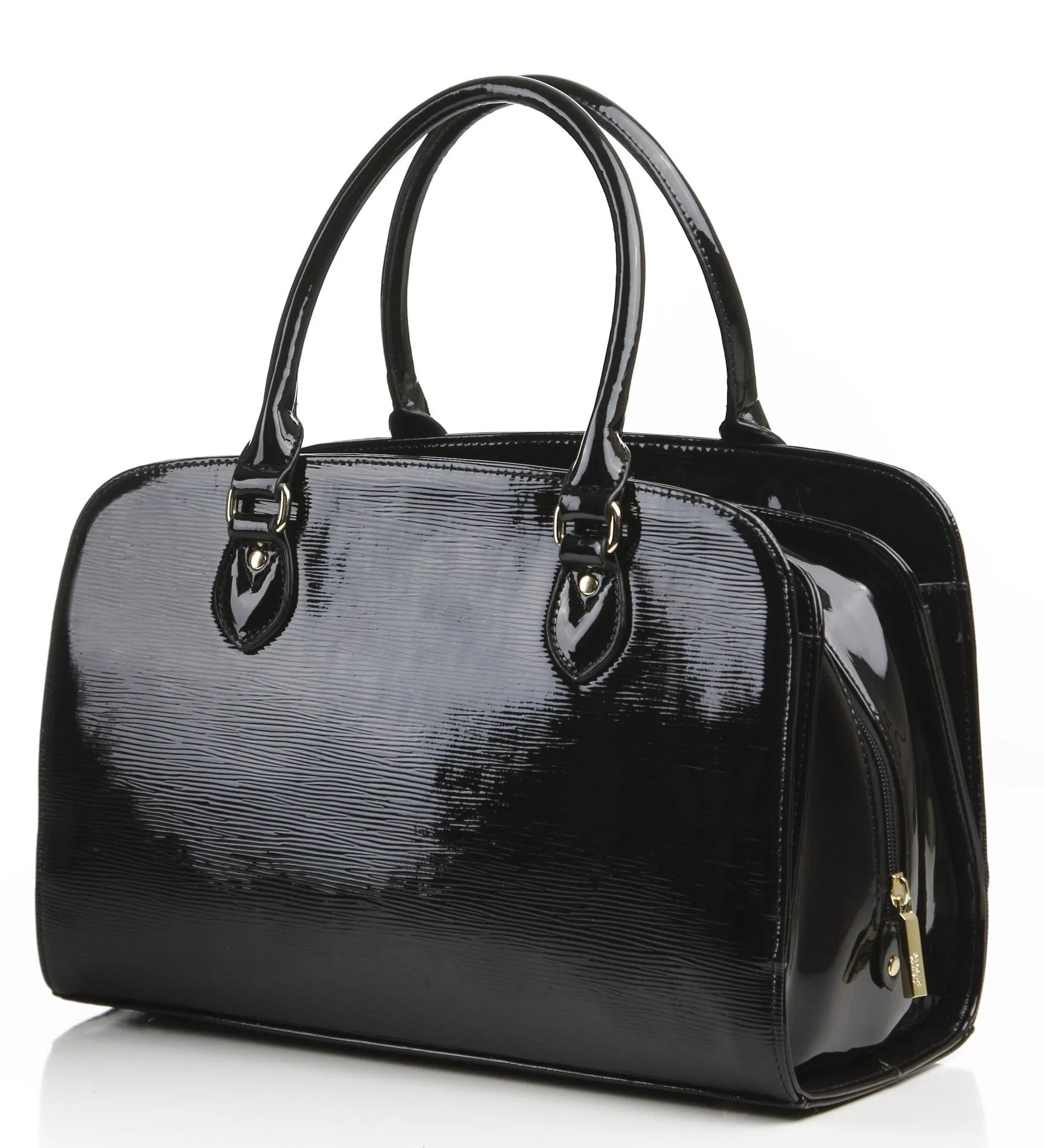 Hi Gloss Constance Satchel Bag