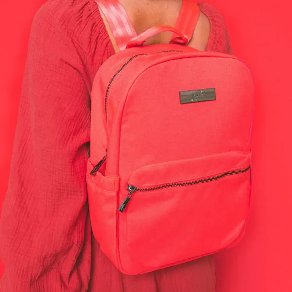 Ju-Ju-Be Midi Backpack - Neon Coral   Matching Coin Purse