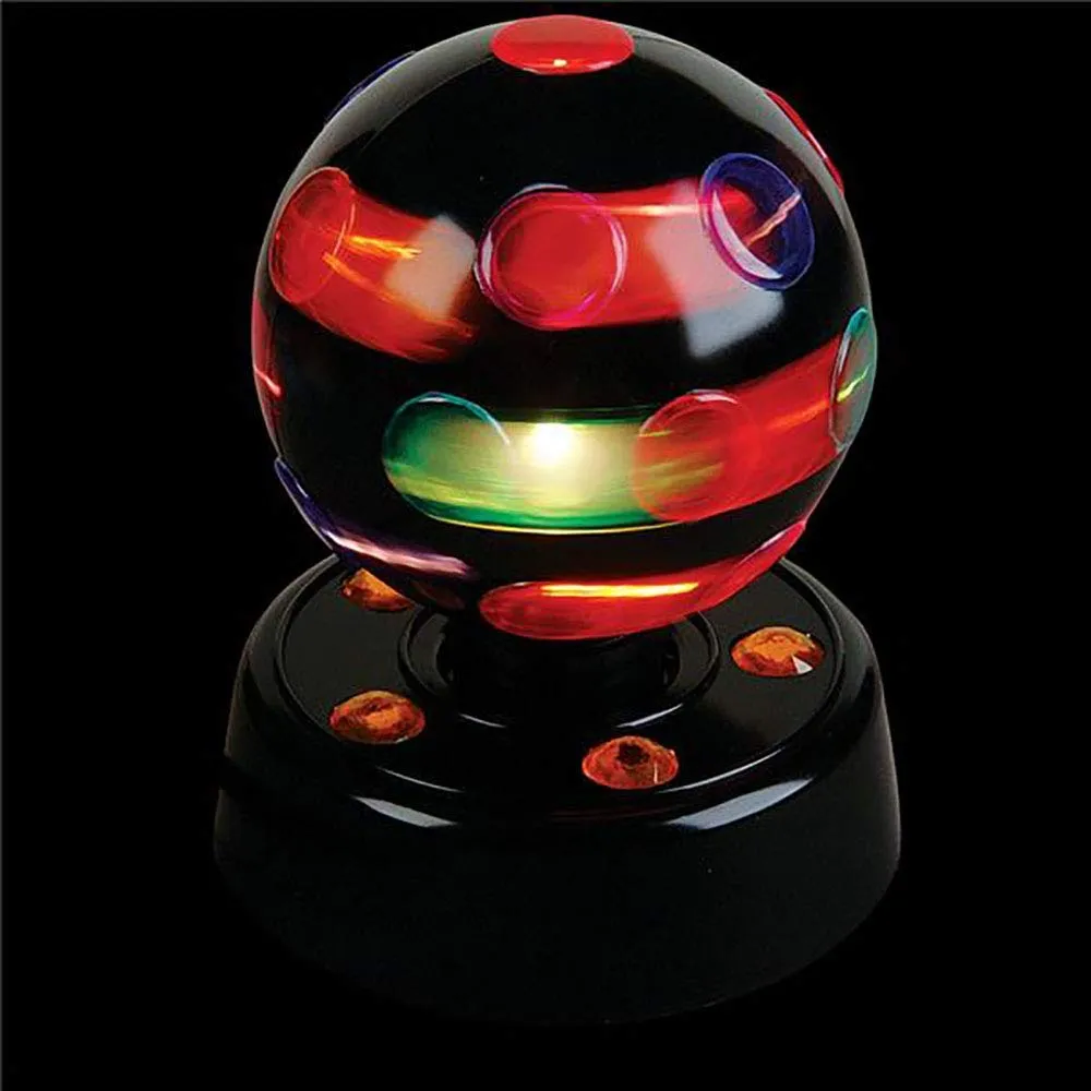 Kicko 7 Inch Disco Light - Led Multi-Colored Revolving Lighting Ball - Perfect For Home