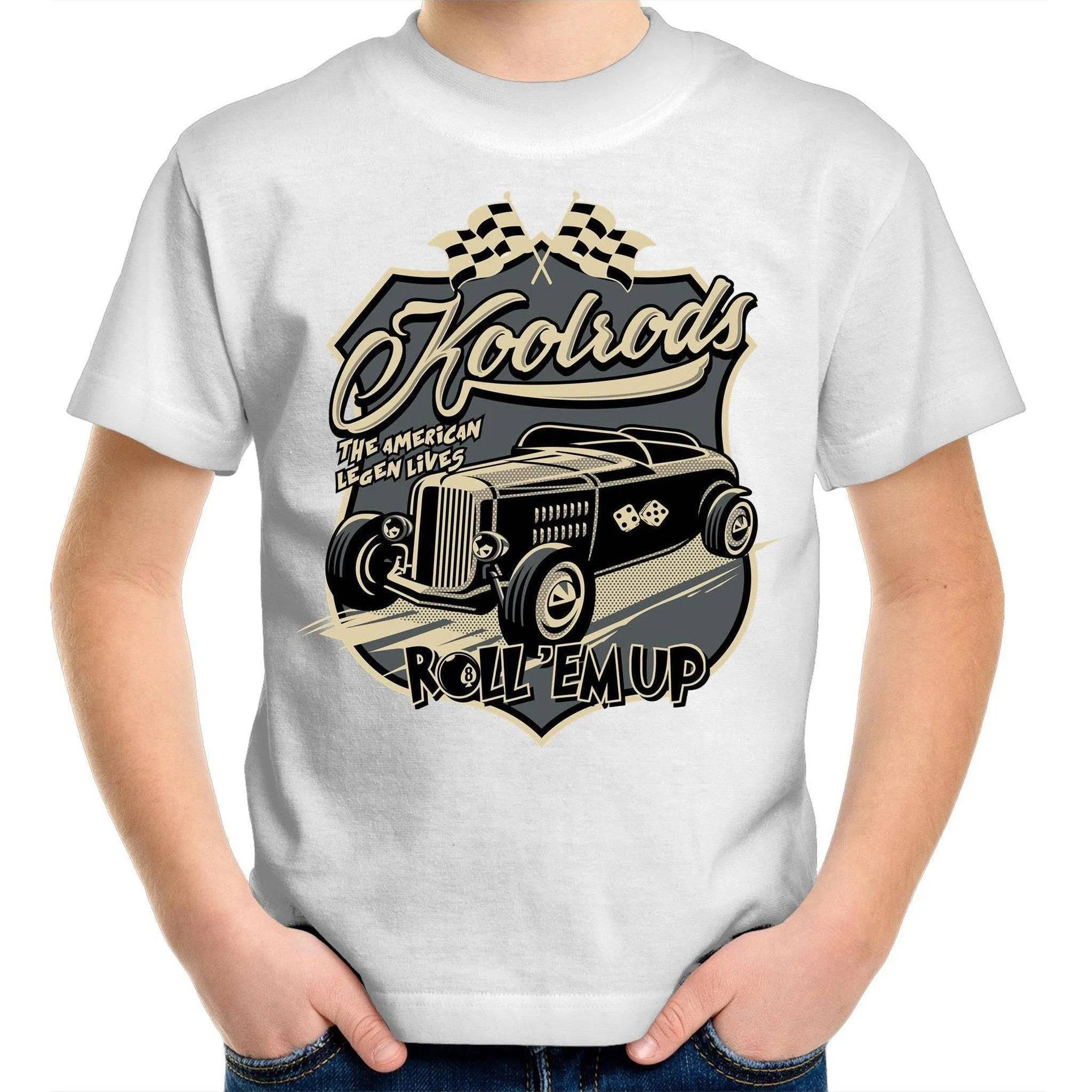 KOOLRODS Kids Youth Crew T-Shirt