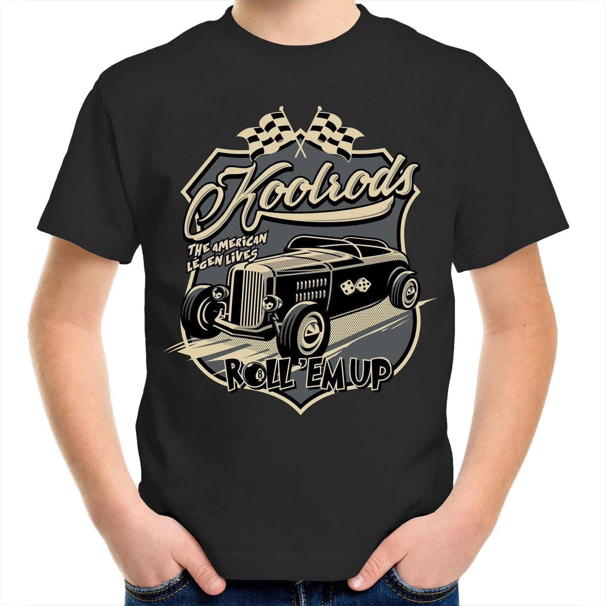 KOOLRODS Kids Youth Crew T-Shirt