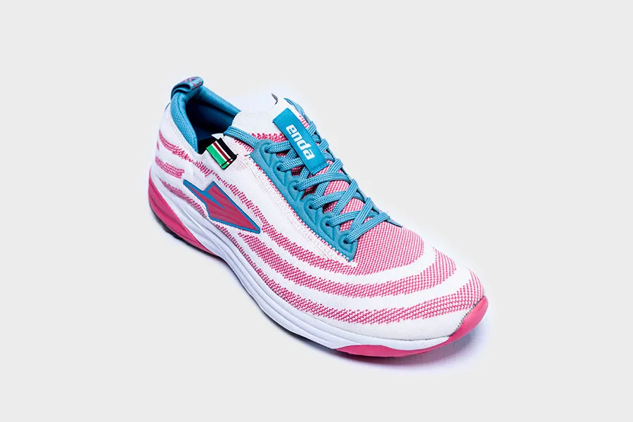 Lapatet - Men - Flamingo (White and Pink Sole) Final Sale