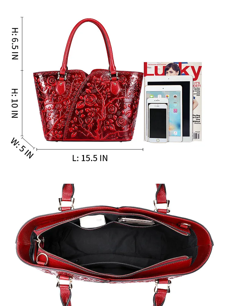 Large Rose Handbags