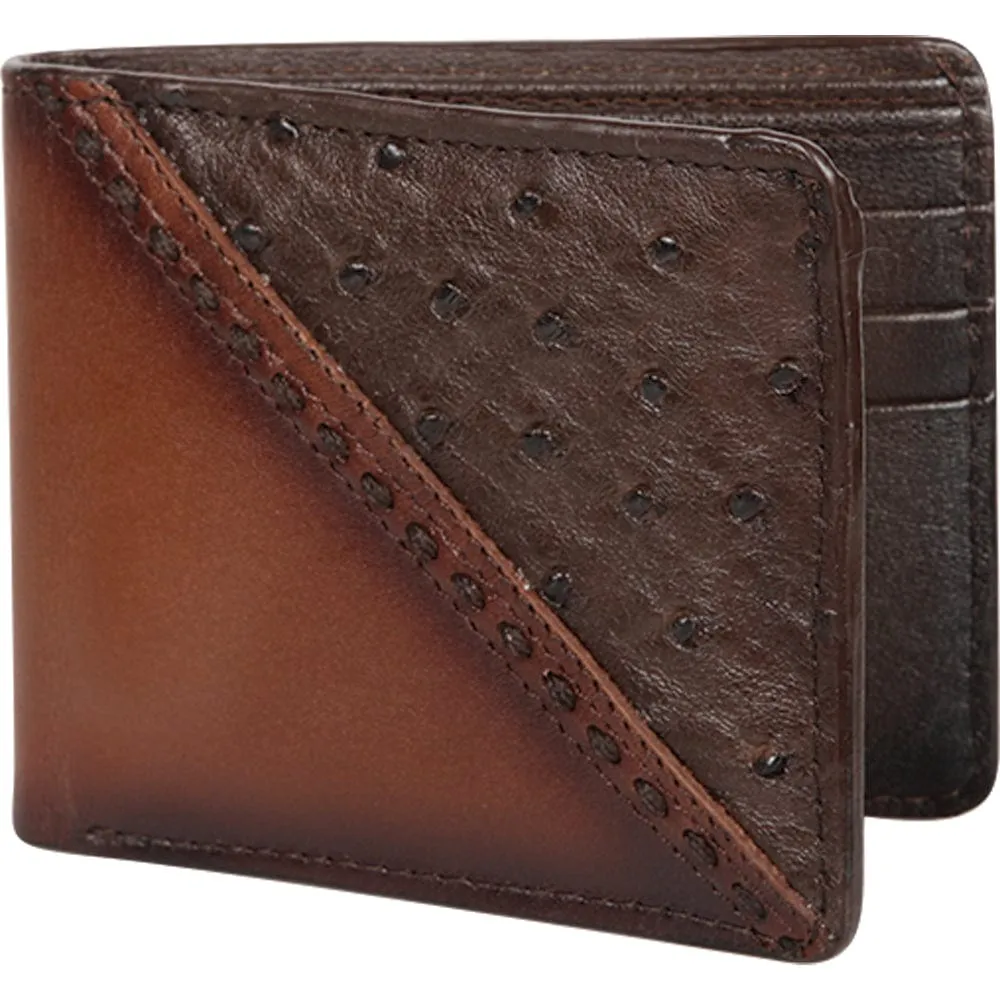 Los Altos Ostrich Skin Wallet CA50307