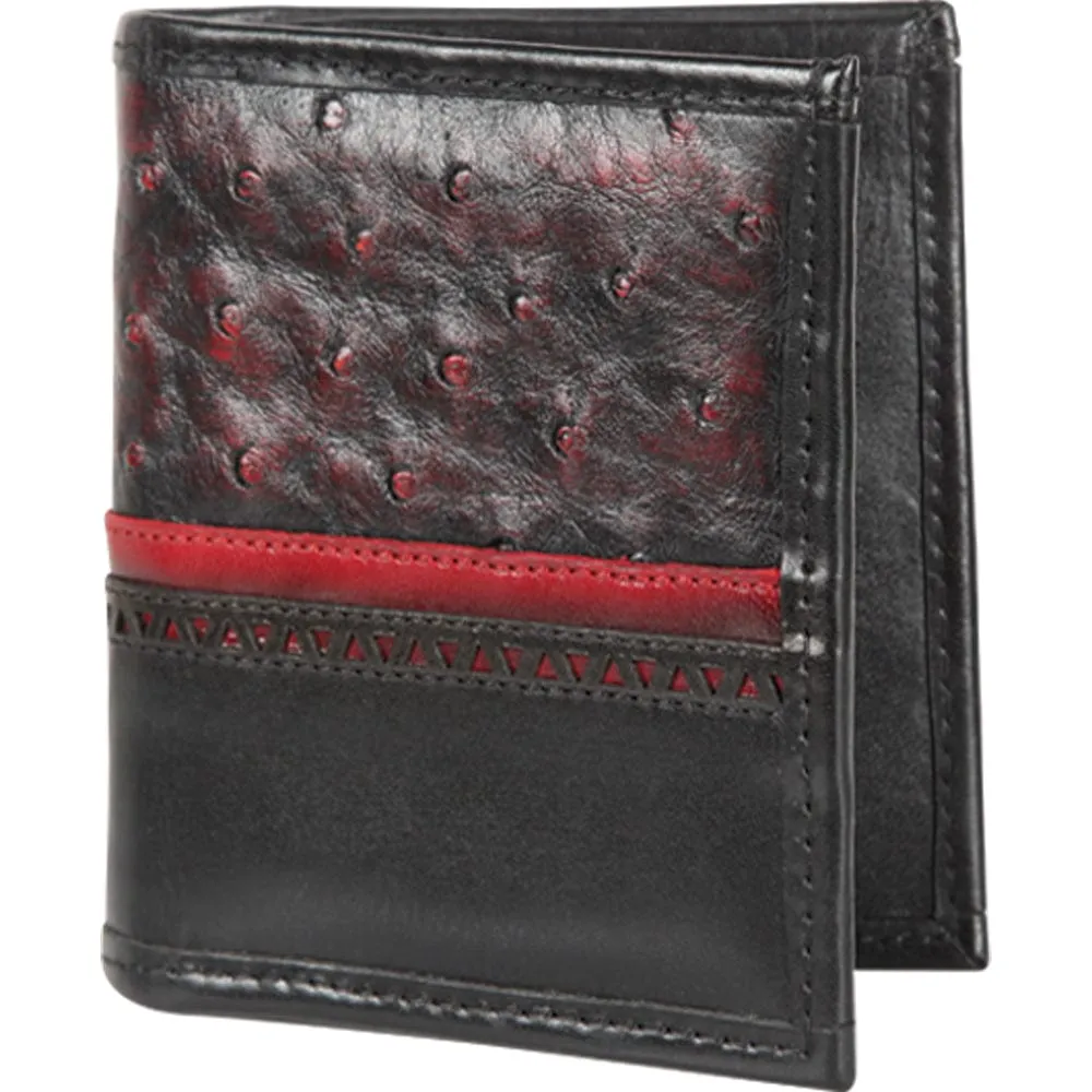 Los Altos Ostrich Skin Wallet CA60318