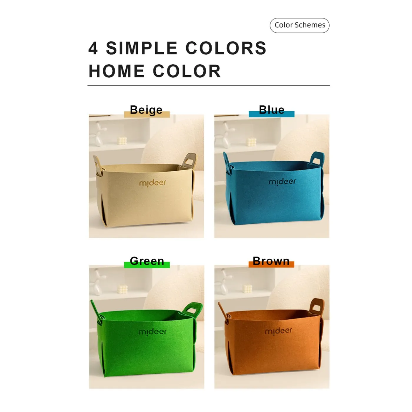 Lovely Home Green Storage Bag