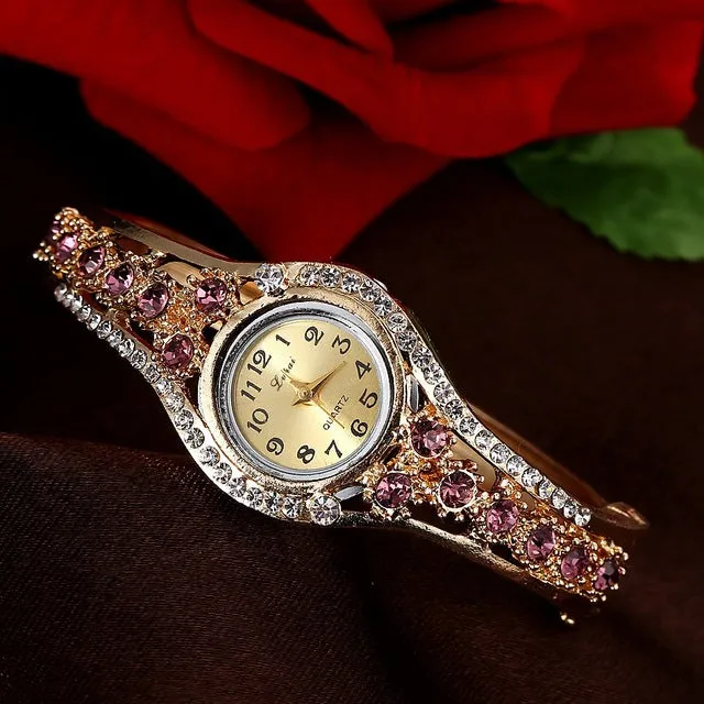 Lvpai Women Watches 2016 Rhinestone Bracelet Wristwatches Fashion Classic Ladise Watches Luxury Vintage Wrist Dress Quartz Watch