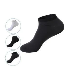 Men's Cotton-Blend Ankle Socks (3 pairs)