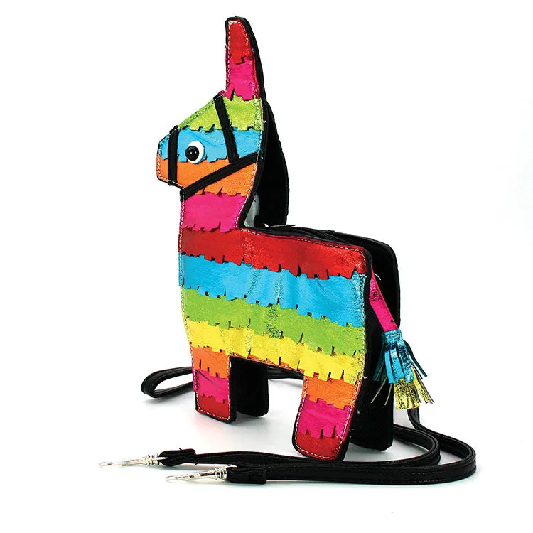 Metallic Llama Piñata - Mini Crossbody Bag