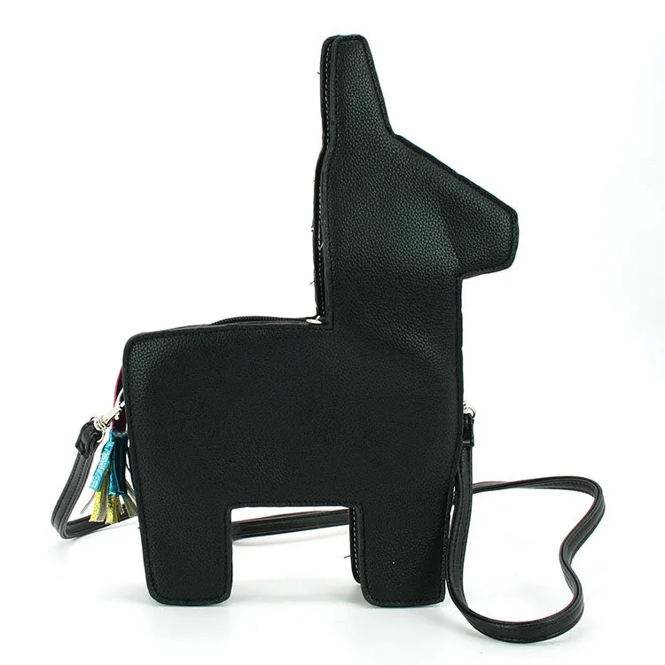 Metallic Llama Piñata - Mini Crossbody Bag