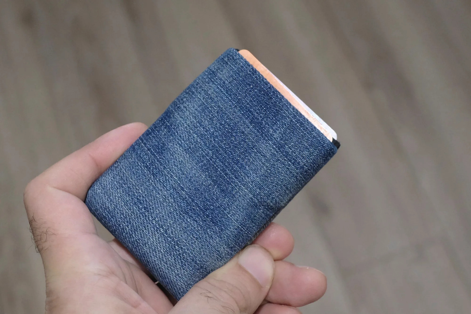 Minimalist Wallet - Mens Wallets - RFID Wallet - Carry Your Essentials in Style with Our Sustainable Recycled Denim