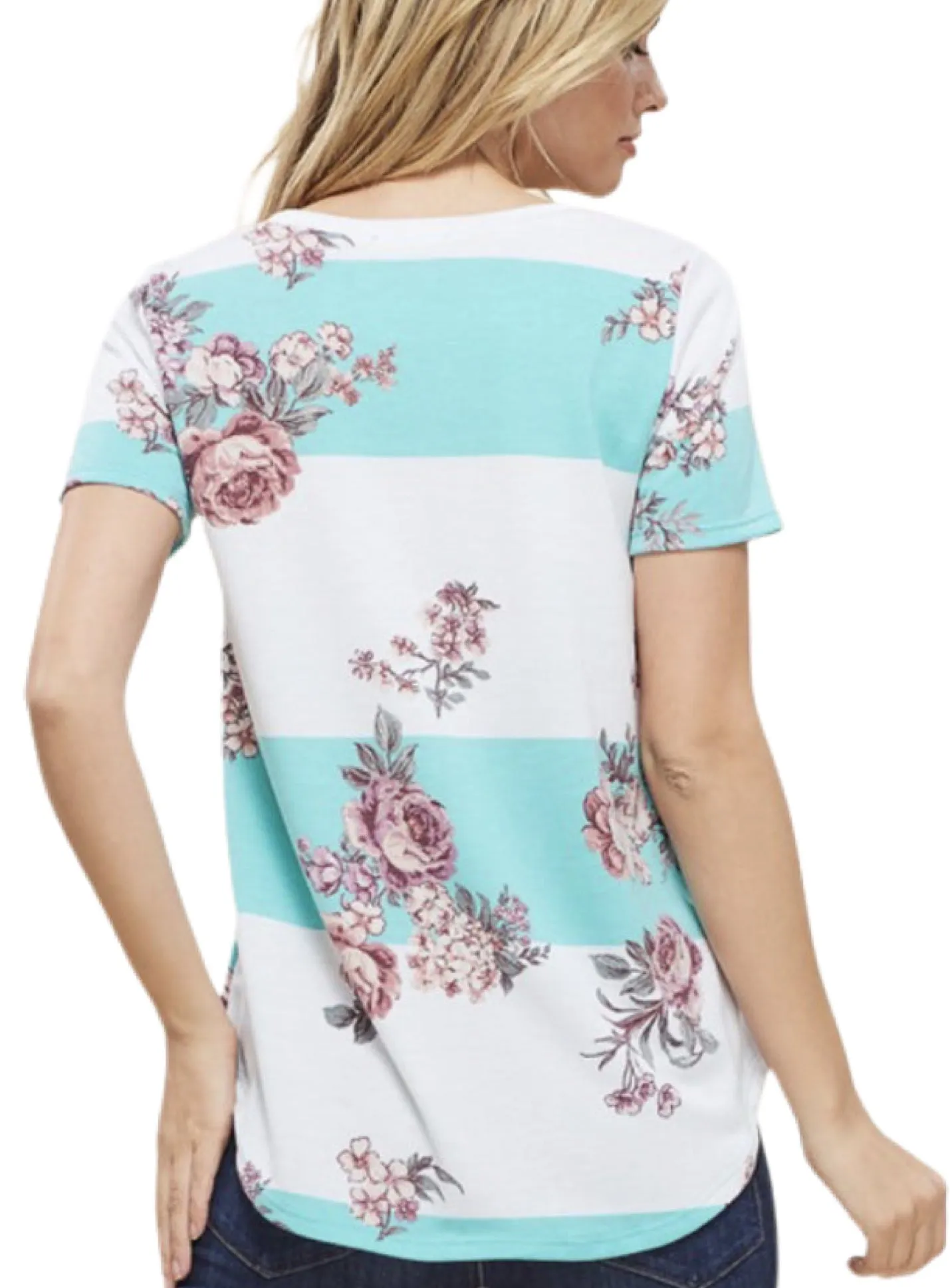 Mint/ Ivory T-shirt Style 1477